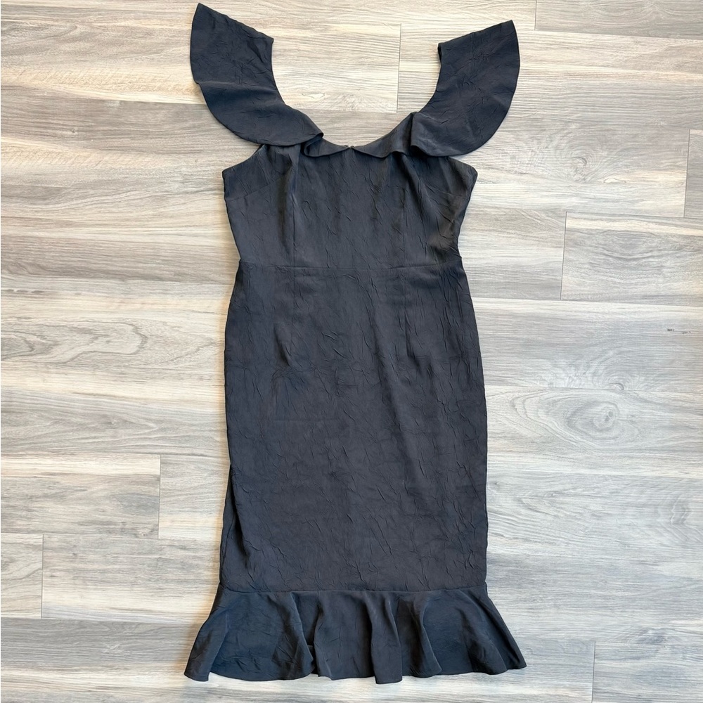 Chelsea28 Black Midi Sheath Dress Size M